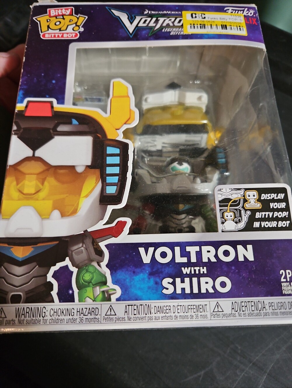 Funko Bitty Pop! Bots: Voltron - Shiro: NEW
